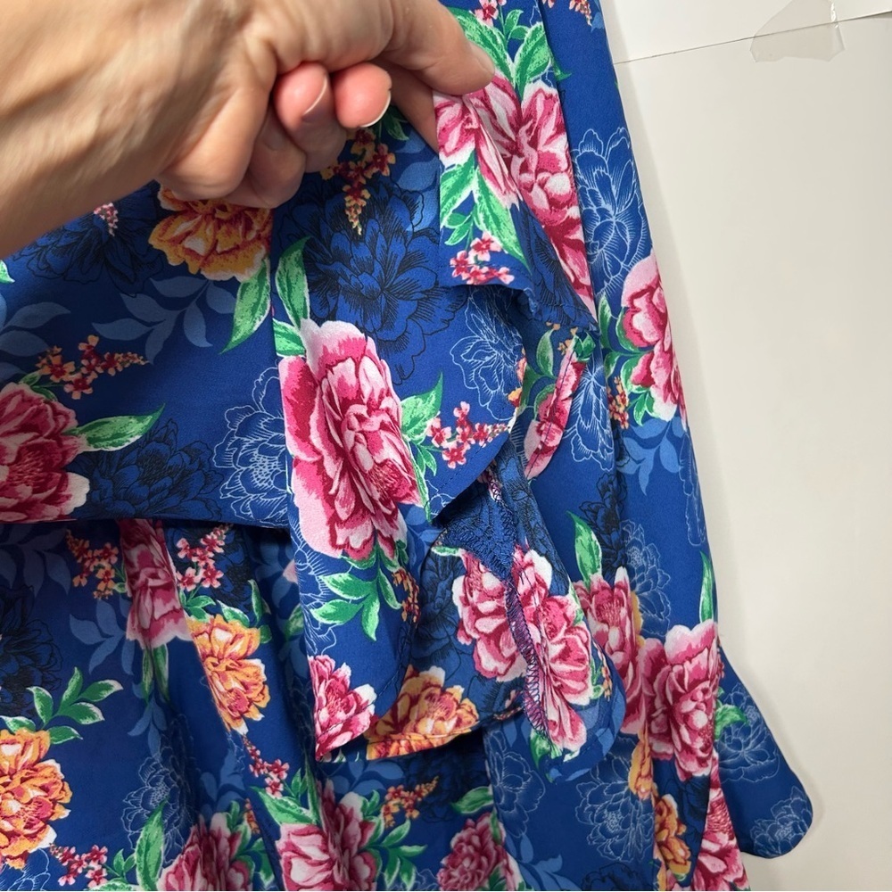 The Pioneer Woman Blue Floral Blouse XXXL - Picture 6 of 6
